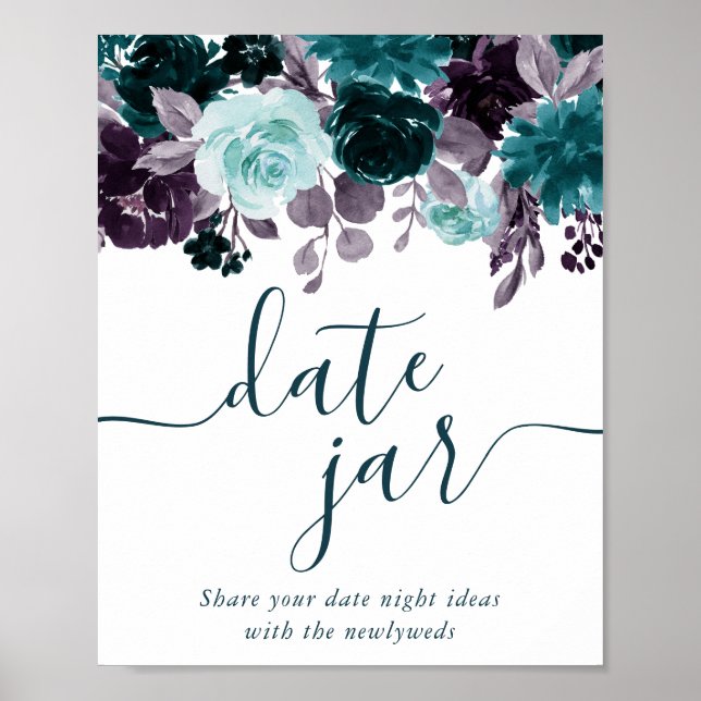 Poster Moody Boho | Jarra e beringela (Frente)