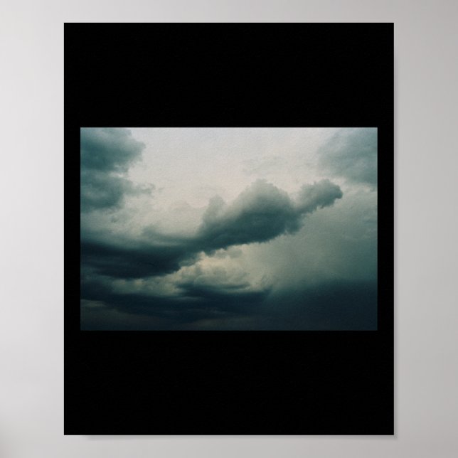 Poster Moody Clouds Sky Sticker (Frente)