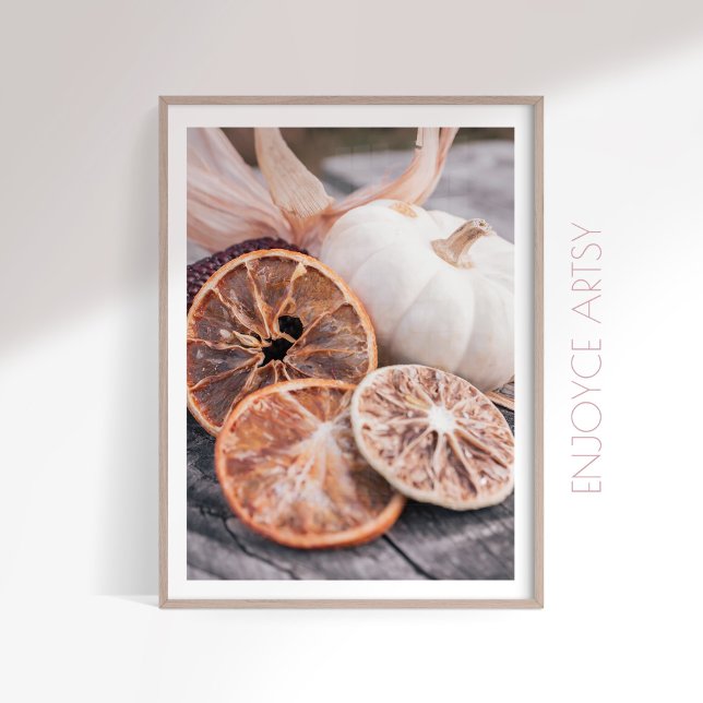 Poster Moody fall bomkin ainda vivo arte de fazenda quent (Criador carregado)