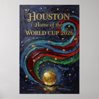 Poster Moody Jewel Art Print Houston World Cup 2026 Night