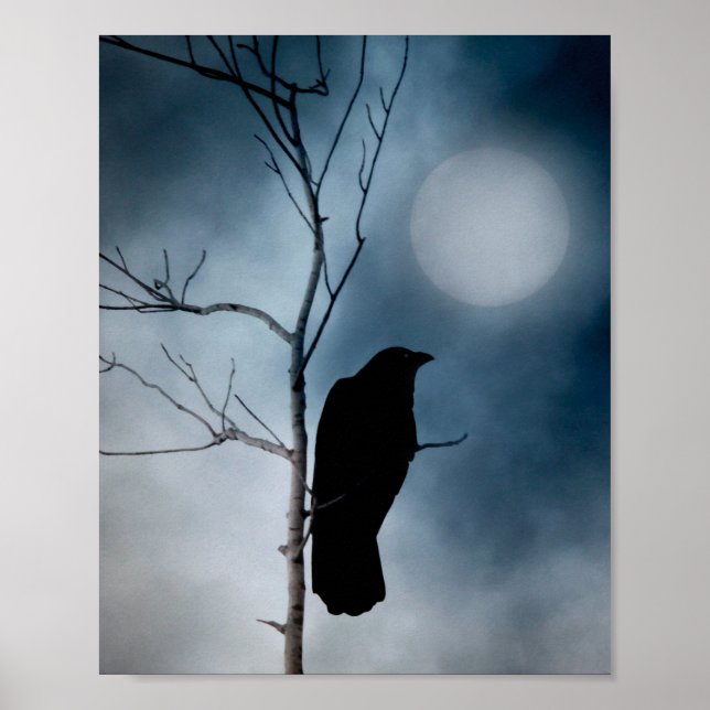 Poster Moody Moon E Crow (Frente)