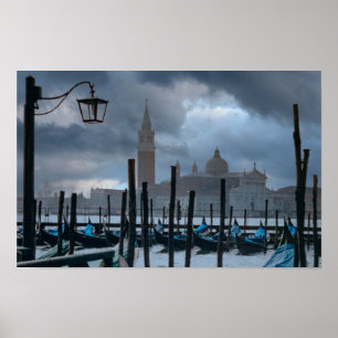 Poster Moody Sky em Veneza, Itália