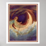 Póster Moon Boat To Dreamland - Hugh Williams 16 x 20<br><div class="desc">Hugh Williams impressão "Moon Boat to Dreamland",  bonito e colorido</div>