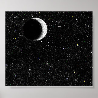 Poster Moon Crescente