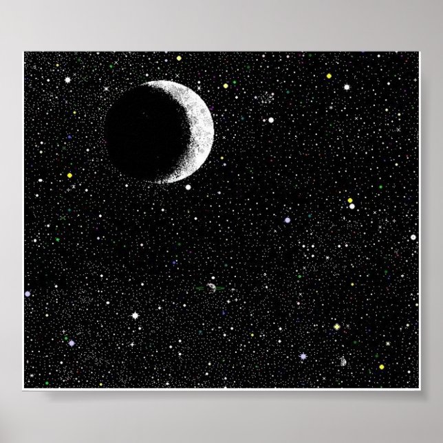 Poster Moon Crescente (Frente)