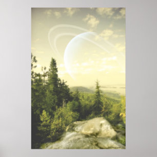 Poster Moon da floresta