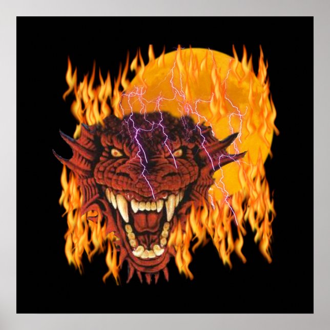 Póster Moon Dragon (Frente)