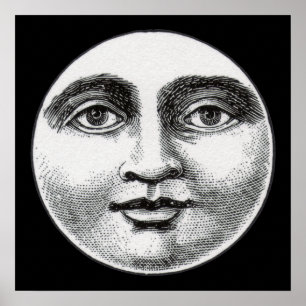 Póster Moon Face