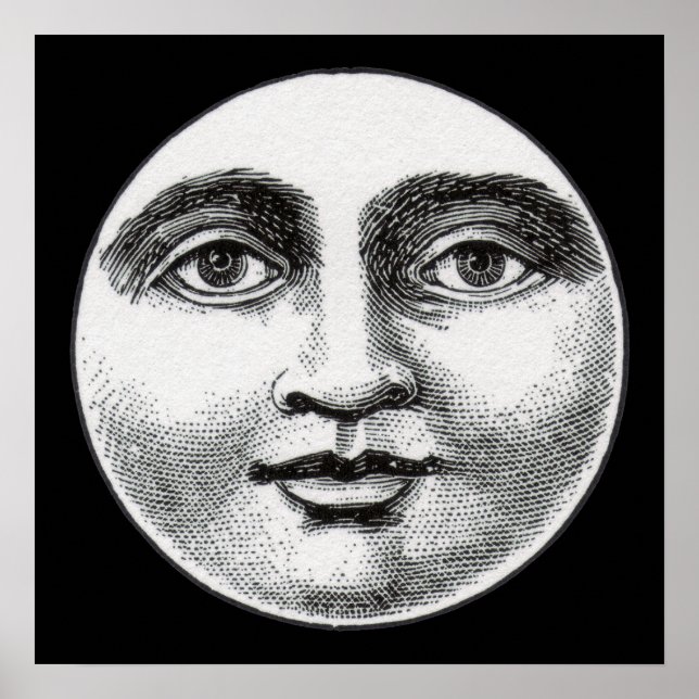 Póster Moon Face (Frente)