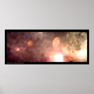 Póster Moon Serenade