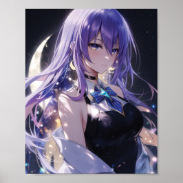 Poster Moona Hoshinova - Hololive | Pôster