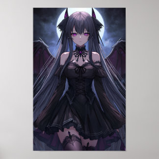 Poster Moonlit Gothic Succubus
