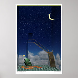 Póster Moonlit Nocturne