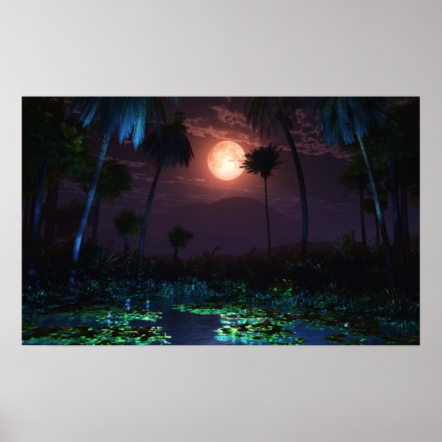 Póster Moonlit Oasis (Ilume) (Frente)