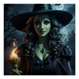 Póster Moonlit Spellcaster