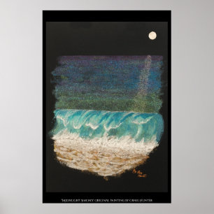 Póster Moonlite ocean