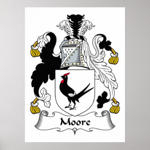 Poster Moore Family Crest