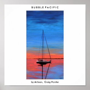 Póster Mooring Sunset