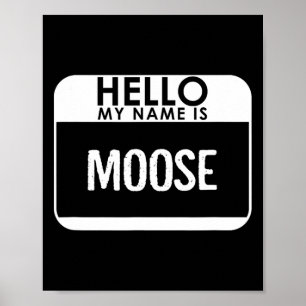 Poster Moose Costume Fácil Fácil Fábrica De Halloween Ani