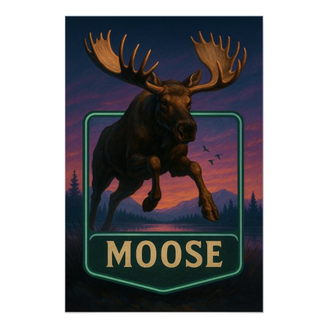 Póster Moose Poster (Frente)