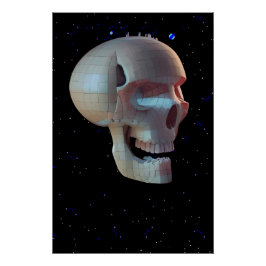 Póster Moradia em arranha-céu no asteróide Skull 42-C Var