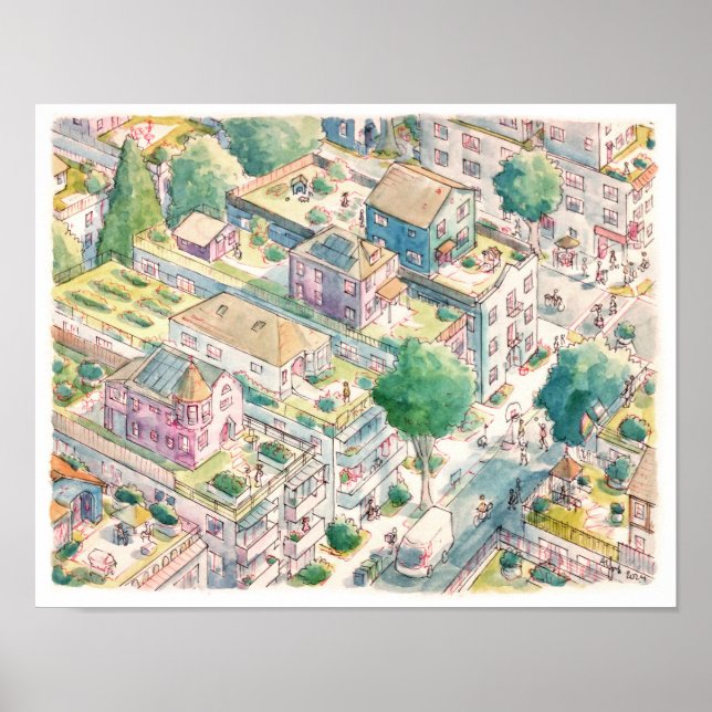 Poster Moradia Média (Frente)