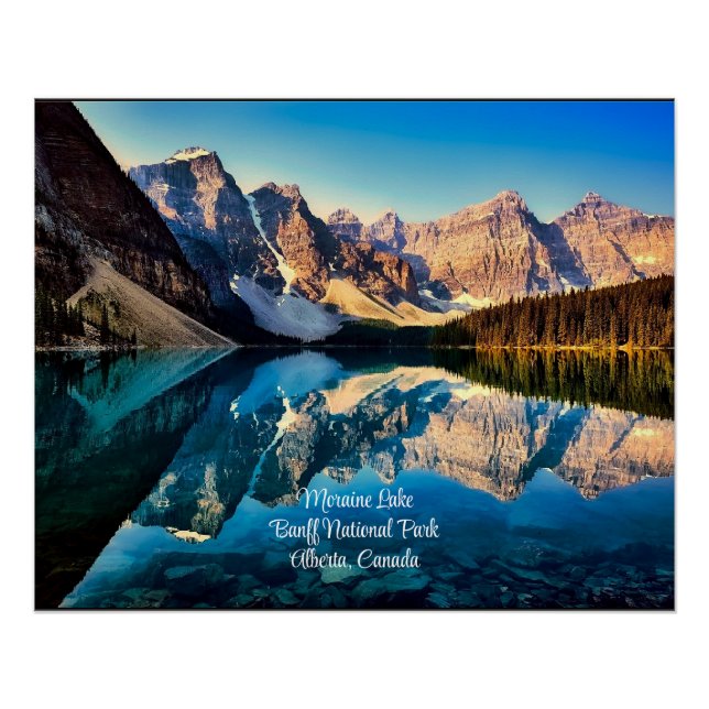Póster Moraine Lake, Alberta, Canadá (Frente)