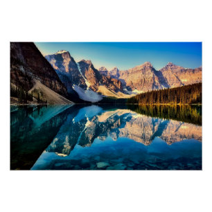 Póster Moraine Lake, Canadá,
