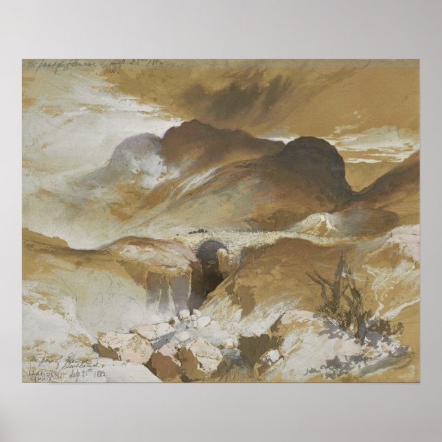 Poster Moran - A Passagem de Glencoe Escócia (Frente)