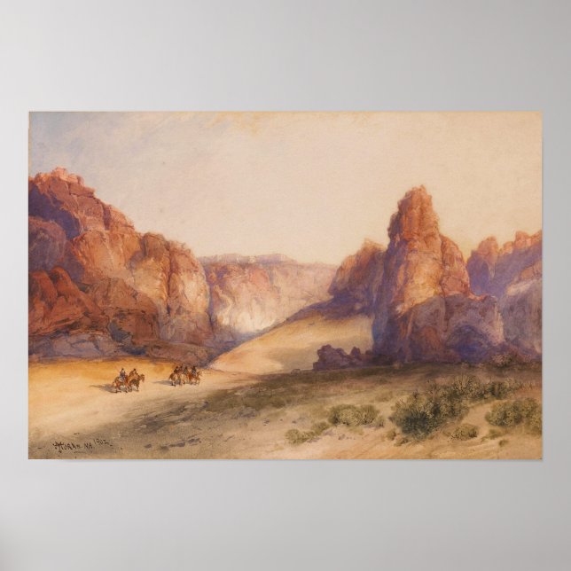 Poster Moran - A Pedra De Acoma Novo México 1902 (Frente)