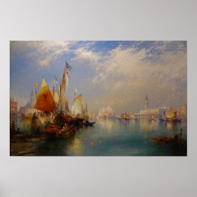 Poster Moran - O Grande Canal Veneza 1899 (Frente)