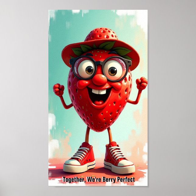 Poster Morango (Frente)