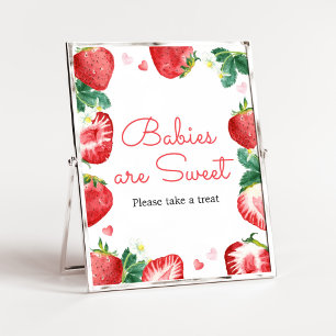 Poster Morango Berry Bebês Doce São Doce