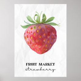Poster Morango de fruta