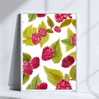 Morangos Vermelhos Aquarela Frutas Pintadas