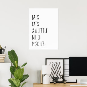Poster Morcegos e um pouco de malícia