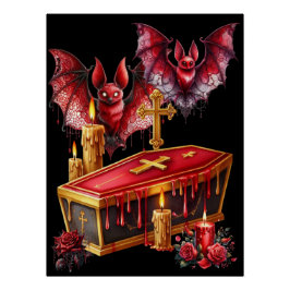 Póster Morcegos Vampiros