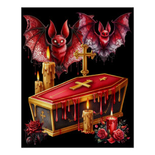 Póster Morcegos Vampiros