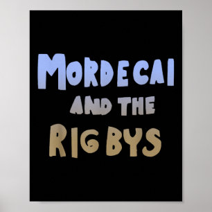 Poster Mordecai E Rigbys Ringer Y2k Retro T-shirt.p
