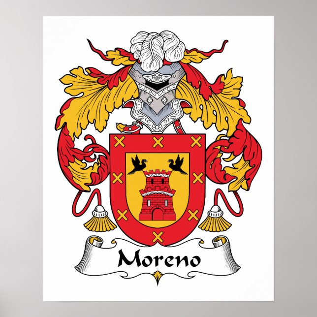Poster Moreno Family Crest (Frente)