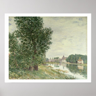Poster Moret-sur-Loing de Alfred Sisley  