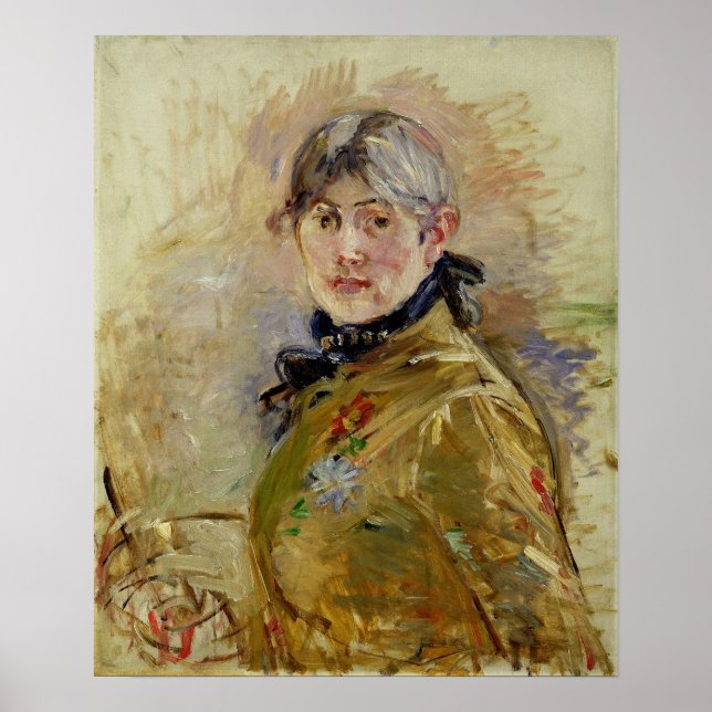 Poster Morisot - autorretrato (Frente)