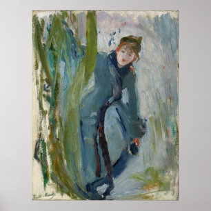Poster Morisot - Jovem Retomando Seu Skate 1893