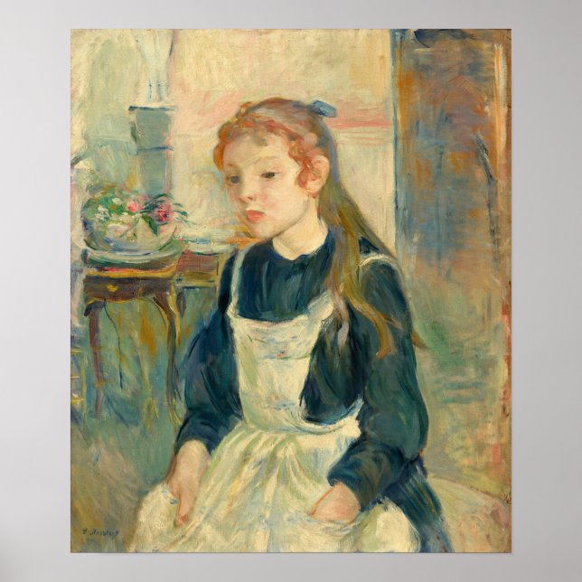 Poster Morisot - Menina Com Um Avental (Frente)