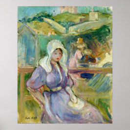 Poster Morisot - Na Praia Em Portrieux 1894