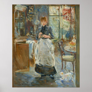 Poster Morisot - Na Sala De Jantar 1886