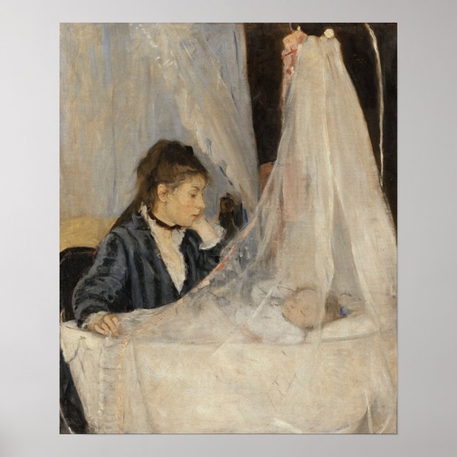 Poster Morisot - O Berço 1872 (Frente)