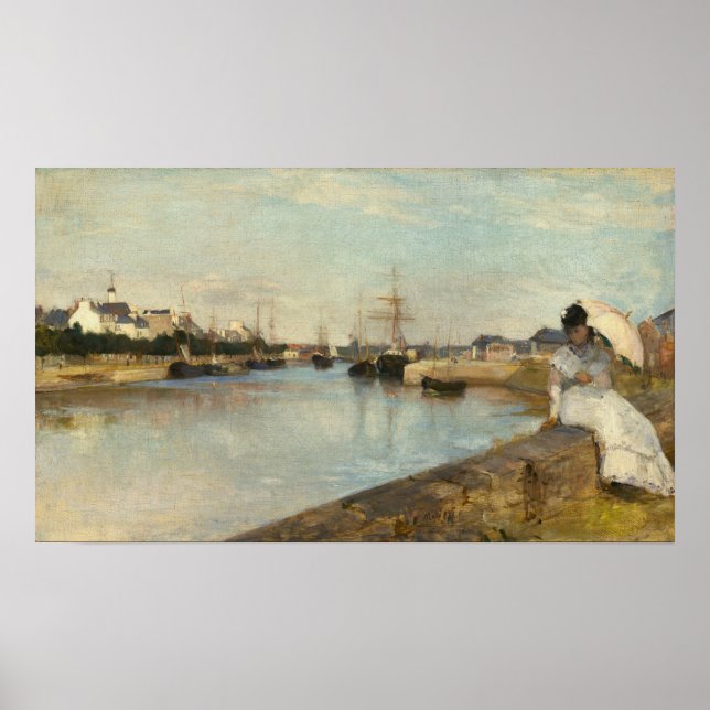 Poster Morisot - O Porto Em Lorient 1869 (Frente)