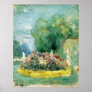 Poster Morisot - Parque Fontainebleau 1893