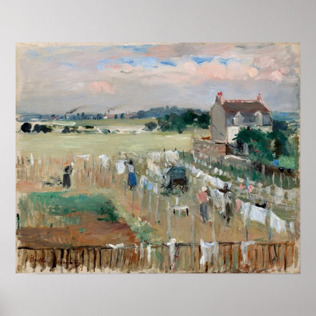 Poster Morisot - Roupa 1875 (Frente)